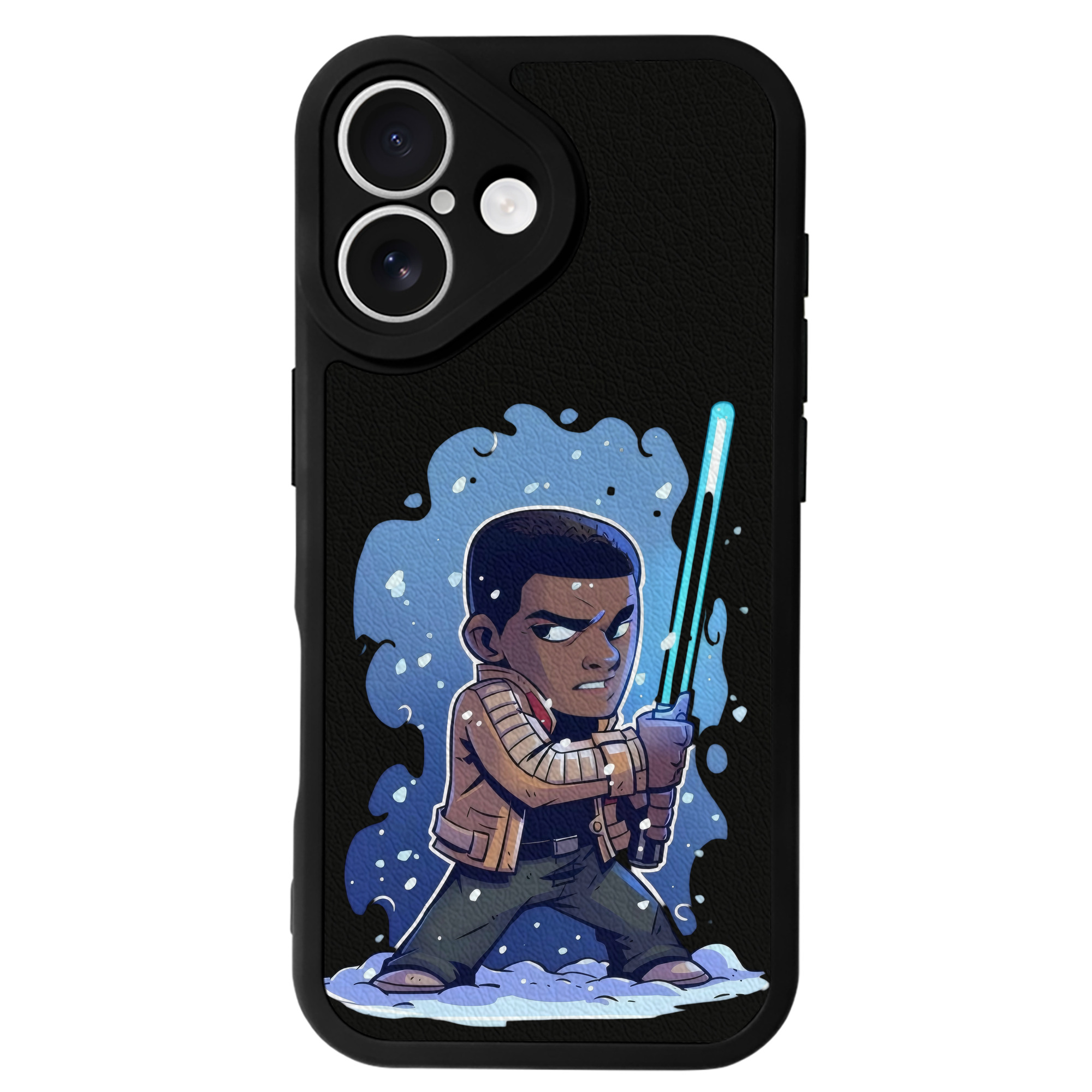 （画像用） スター・ウォーズ Star Wars 【iPhone 16シリーズ対応】シリコンスマホケース（レザー調） 材質：シリコン